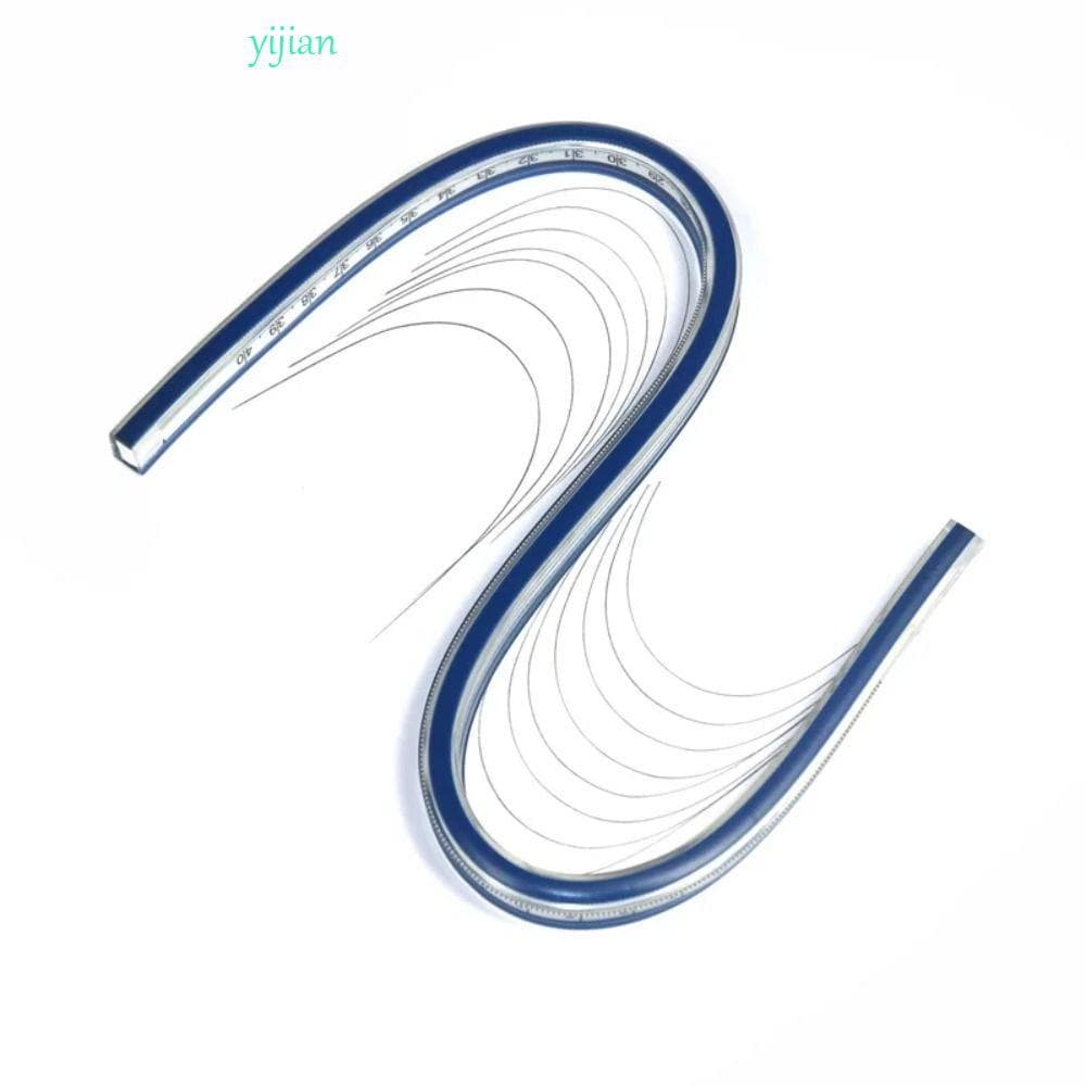 YIJIAN Régua Em Forma De Cobra , Curva Flexível Serpentina Dobrável De 30cm 40cm 50cm 60cm