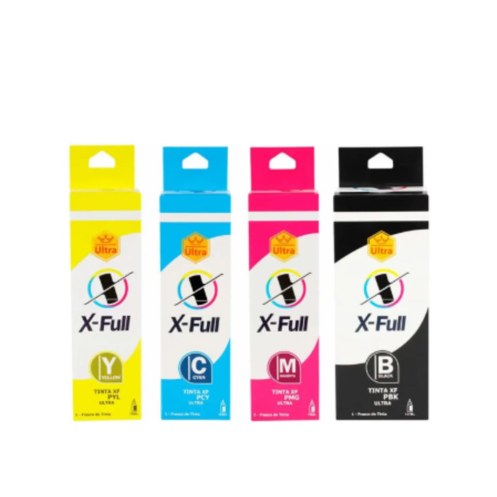 Kit Tinta Compatível  Epson Serie 500 Ecotank 70ml X-FULL
