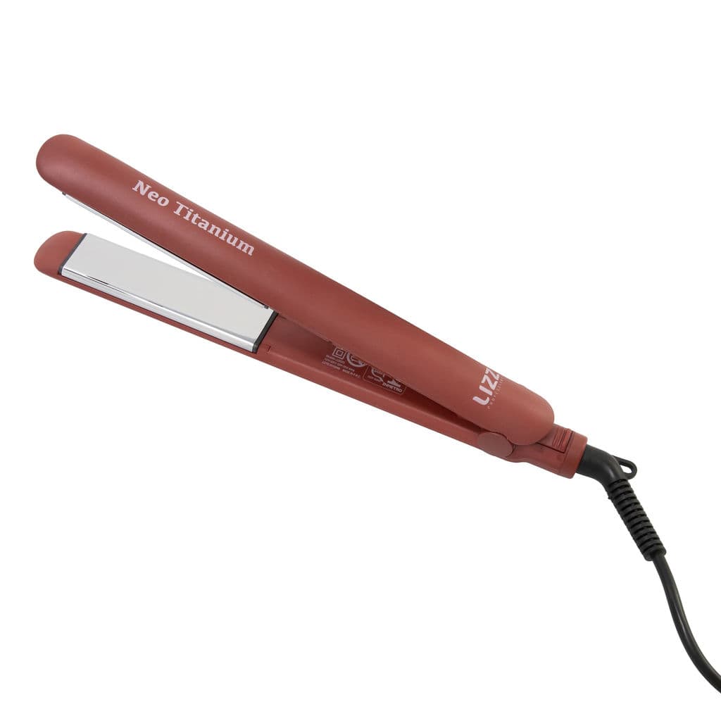 Prancha Alisadora Neo Titanium Vermelha 230°C/450°F - Lizz Pro