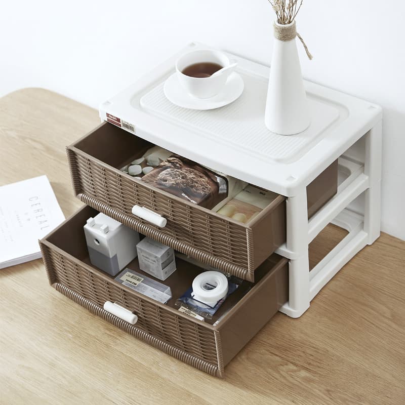 Multi-camada caixa de armazenamento de gaveta de plástico caixa de armazenamento de roupa interior guarda-roupa caixa de