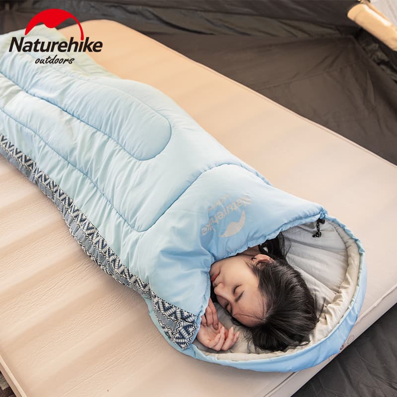 Naturehike Naturehike Naturehike estilo Envelope com capuz saco de dormir adulto fino acampamento ao ar livre viagem Ult