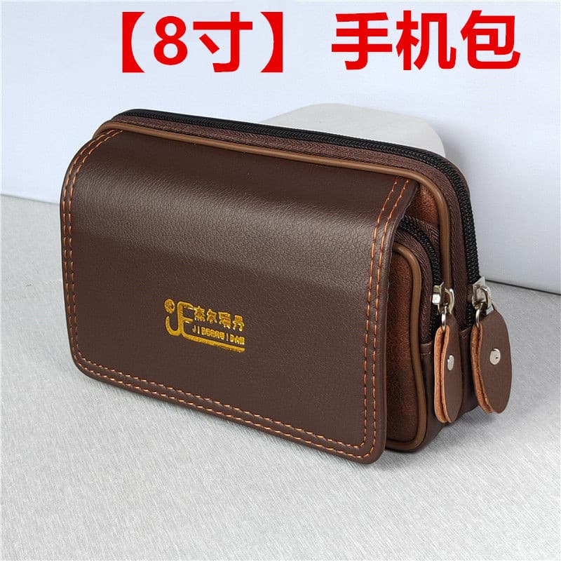 27cm saco de cintura do telefone móvel 23cm homens usar cinto estilo Horizontal gravata cintura tela grande Smartphone p