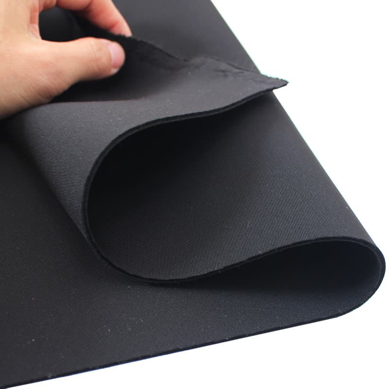 Meio arroz preço espaço preto tecido de algodão High-End engrossado sanduíche oco tecido de malha camada de ar 3D F