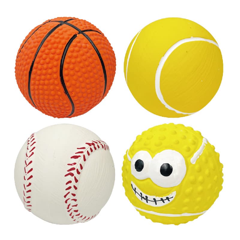 Brinquedo de látex para cachorro, basquete, tamanho médio, cachorro, pelúcia, bola de voz, Molar, interativo, treinament