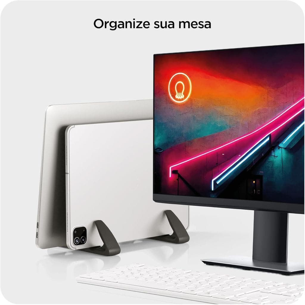 Suporte de mesa vertical para notebook e tablet