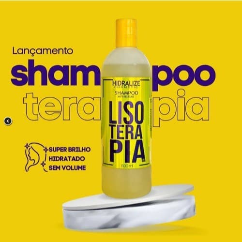 Shampoo Antiresíduos 500 ML Hidralize Lisoterapia Tratamento Capilar - Envio Imediato