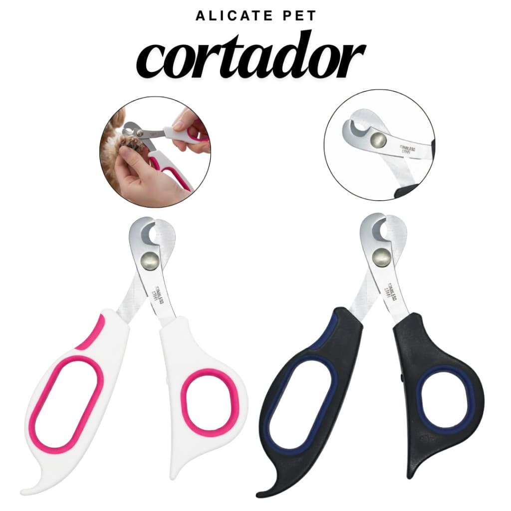 Alicate Cortador de Unhas Pet Profissional para Cães e Gatos Prático e Seguro
