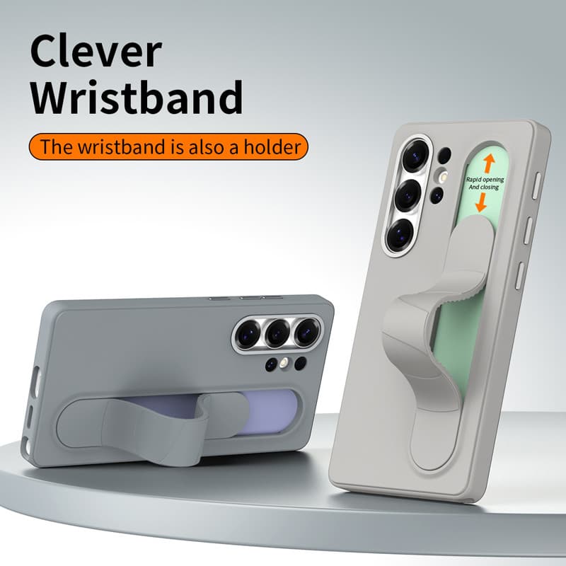 Para Samsung Galaxy S26 S25 S24 S23 Ultra Caso De Controle Inteligente Pulseira Aperto Suporte TPU Capa Com Botões S25 F