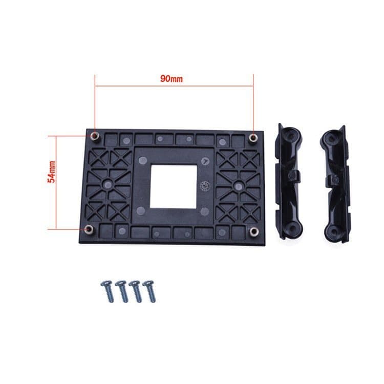 Suporte de rack para cooler de CPU AM4 compatível com placas-mãe AMD B350X370A320, venda direta de fábrica.