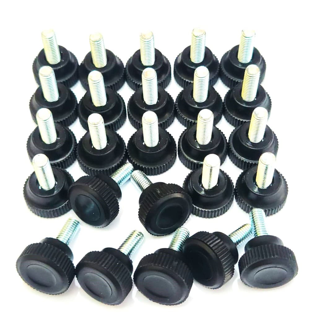 Parafuso M6 x 15mm com Manípulo para Bumbo de Bateria 50un