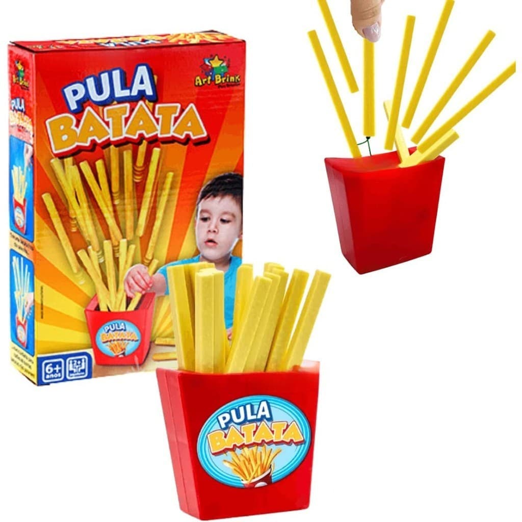 Jogo Pula Batata Art Brink Jogo infantil Batatinha Brinquedo Criança