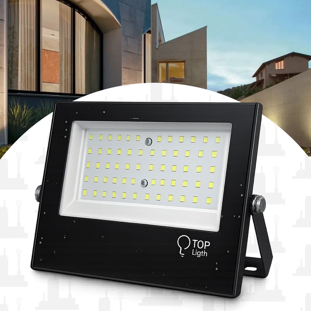 Kit 1, 2, 3 Projetor Slim Refletor Led 200w Ip65 6500k Holofote Bivolt
