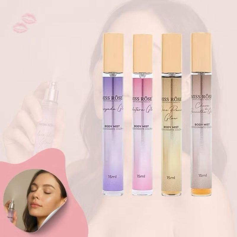 Miss Rôse Desodorante Colônia Body Splash de Bolsa 35Ml - Fragrância Refrescante para Uso Diárioo