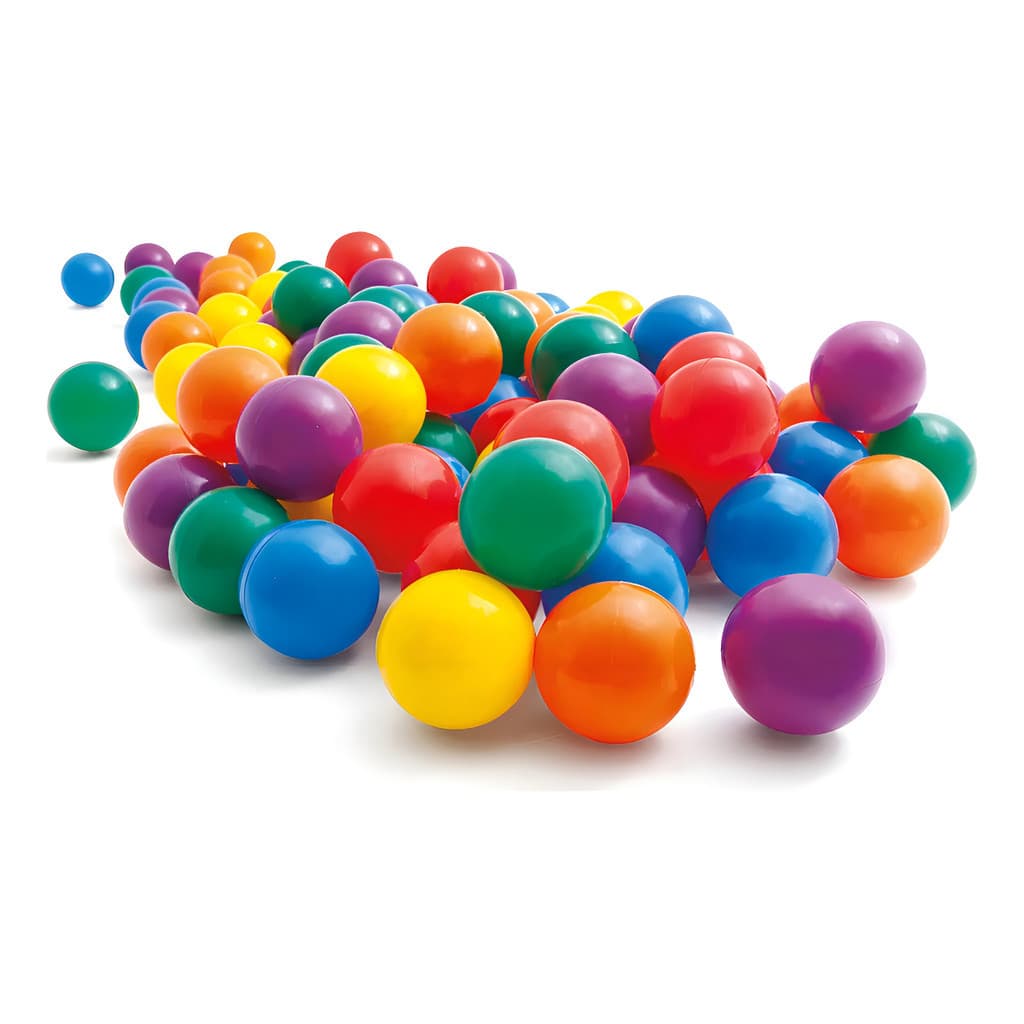 Bolas Coloridas Intex 8cm Para Piscina Infantil Kit 100 Unidades