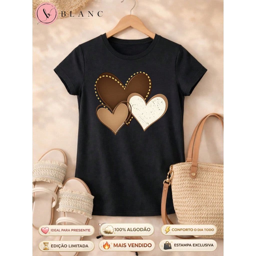 Blusa Feminina 100% Algodão Estampa Floral Margarida Casual Básica Confortável Verão Moda Feminina P ao GG