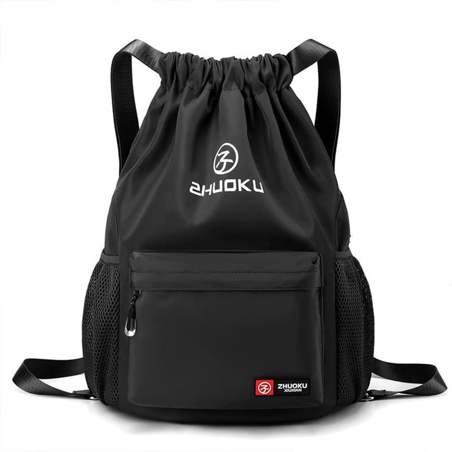 Mochila esportiva com cordão ultraleve, mochila à prova d'água - pode conter basquete, adequada para escalada e natação
