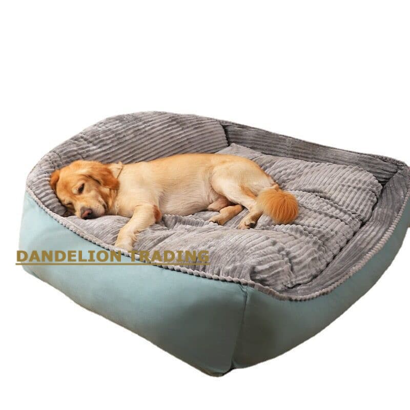 [DANDELION]Cama para Cães de Grande Porte - Cama Sofá Impermeável para Cães Grandes com Capa Removível e Lavável, Cama p