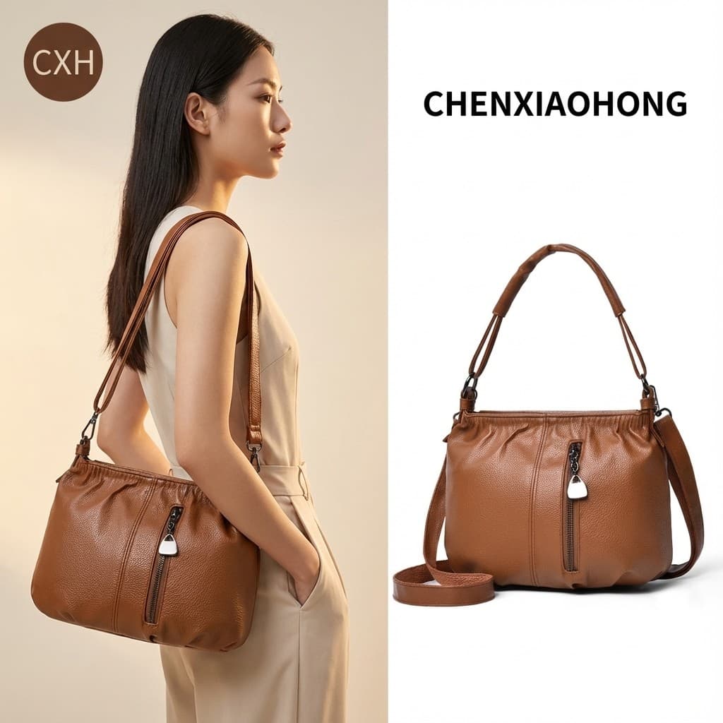 CHENXIAOHONG Bolsas femininas multifuncionais em PU, incluindo bolsas de ombro, bolsas transversais e bolsas de mão.