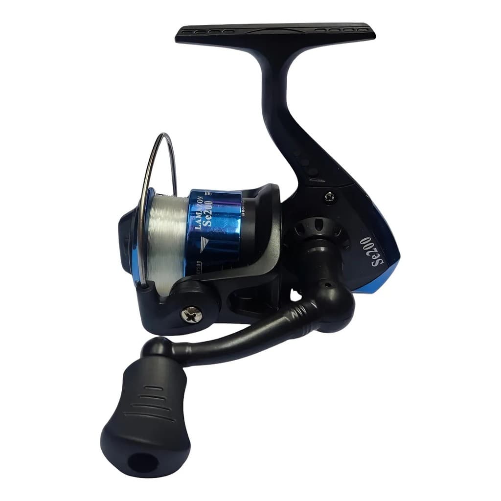 Molinete Carretel de Pesca  Lamazon SE200 – Fricção Dianteira e 2 Rolamentos Carretel