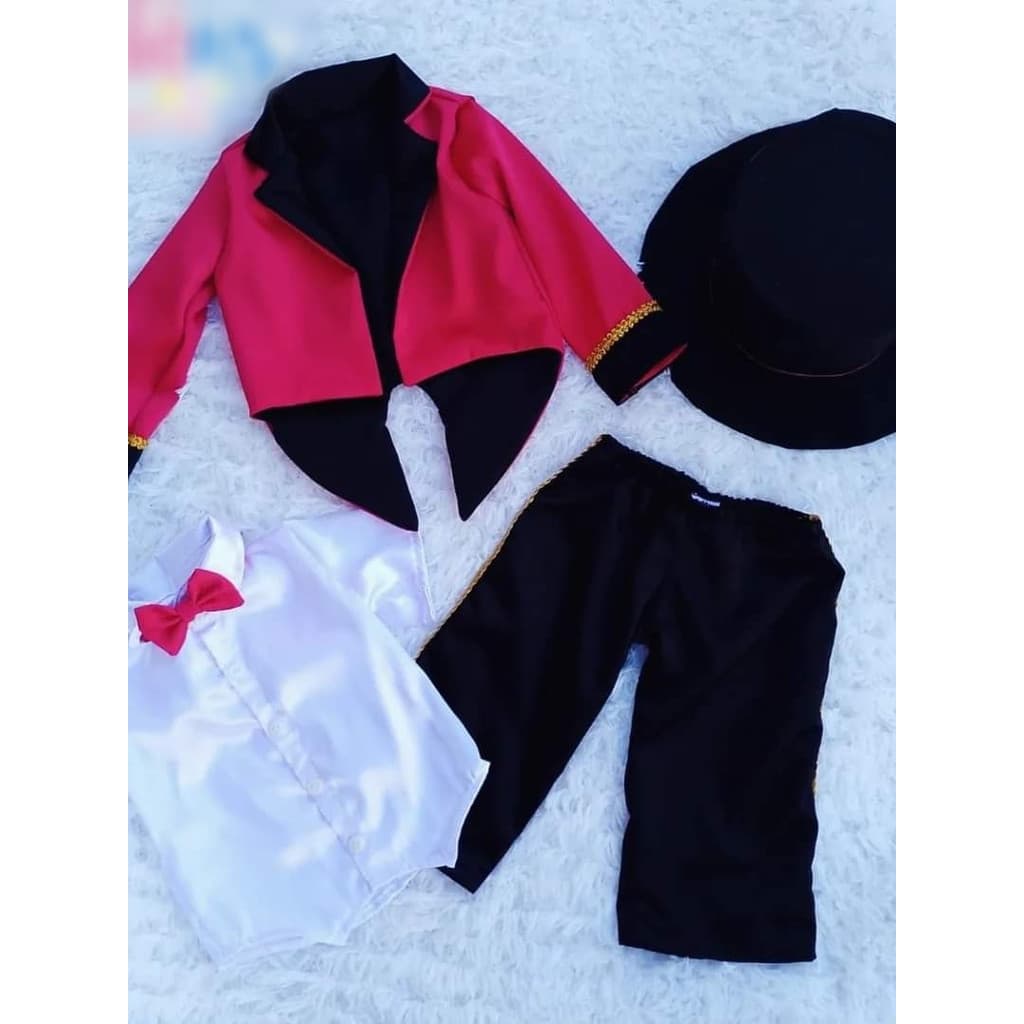 Fantasia de Mágico para Príncipe | Conjunto Blazer Forrado + Cartola