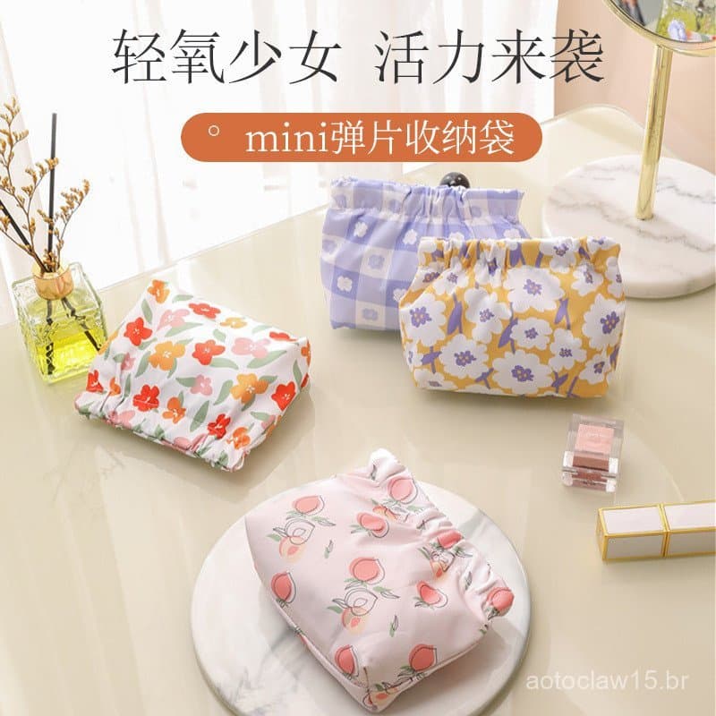 Bolsa de Armazenamento Impermeável com Estampa de Estilhaços, Novo Modelo, Bolsa de Maquiagem Portátil, Mini Porta-Chave
