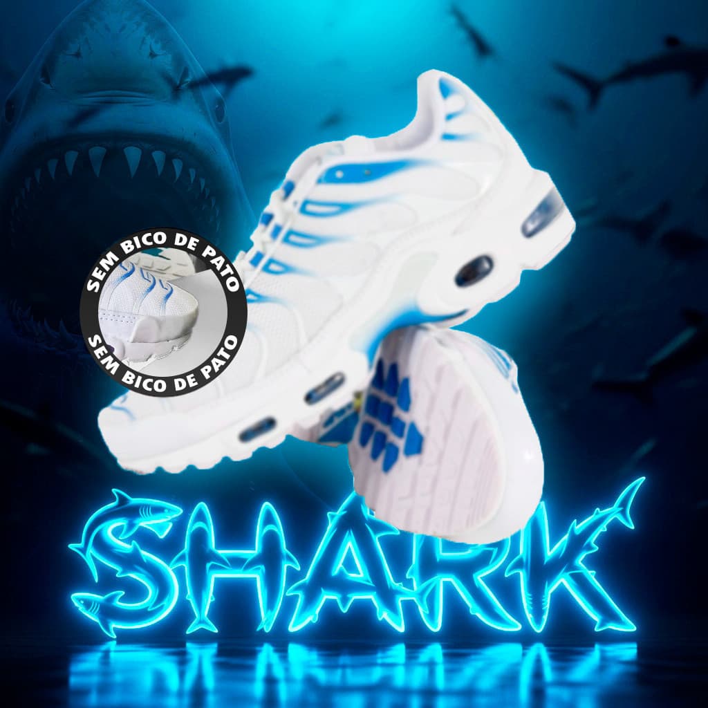 Novidade tênis academia Shark Casual Treino Esportes Importado Envio Imediato