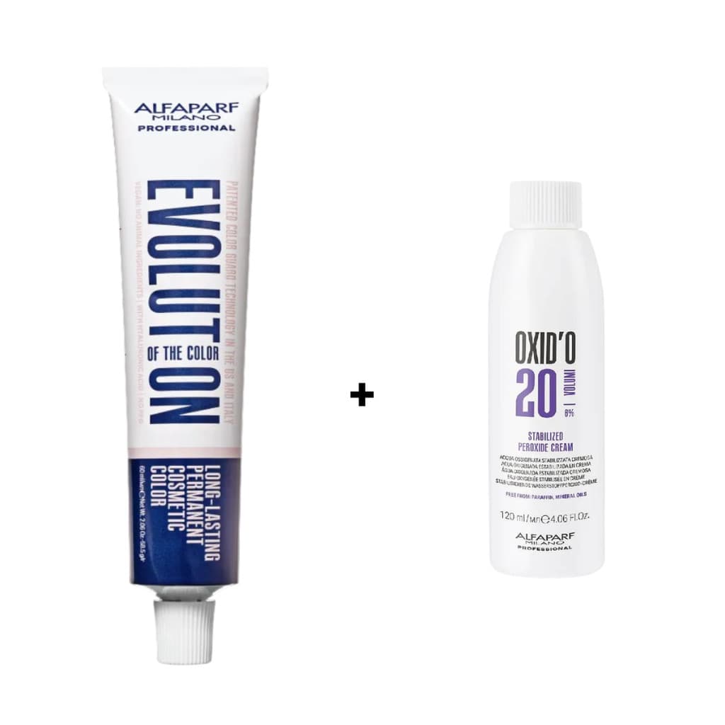 Alfaparf Coloração Evolution 6.0 Louro Escuro + OX 20v Brinde
