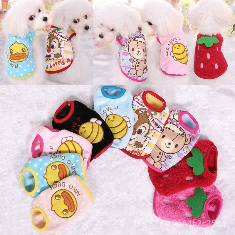 Novas roupas para cães de estimação para Teddy, Poodle, Yorkshire, cães ultrapequenos e filhotes - vestuário para cães p