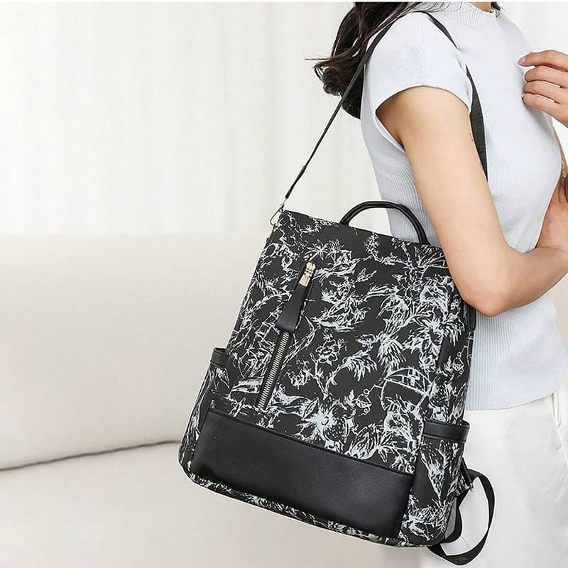 bolsa mochila Portátil de PU da moda feminina Antifurto e à prova d'água(58)
