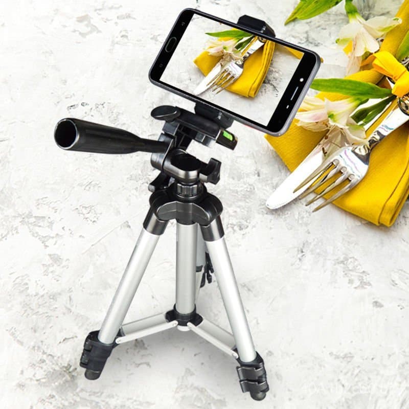 Suporte de tripé para celular, suporte para transmissão ao vivo, tripé multifuncional de chão para selfie, vídeo e fotog