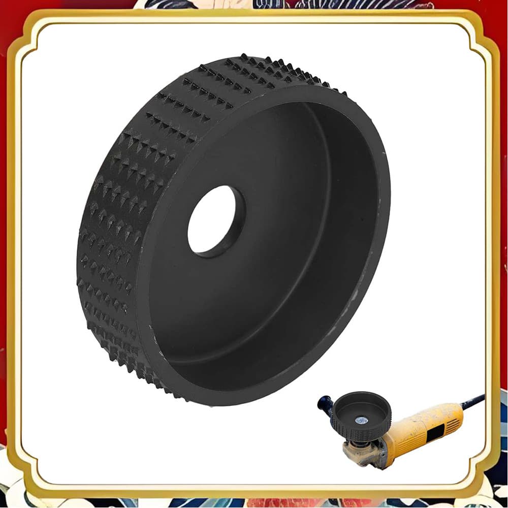 Disco de moagem para carpintaria de aço de alto carbono preto 75mm rebarbadora dedicada embalagem de saco de bolha única
