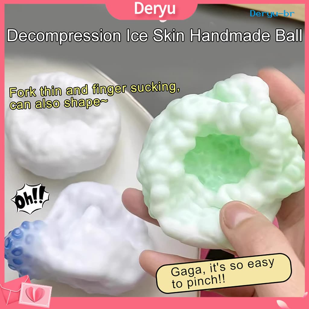 [deryu] 1/4 Unidades De Brinquedo De Bola De Estresse Preenchido Com Contas , Alívio De Ansiedade , Apertar Modelável ,