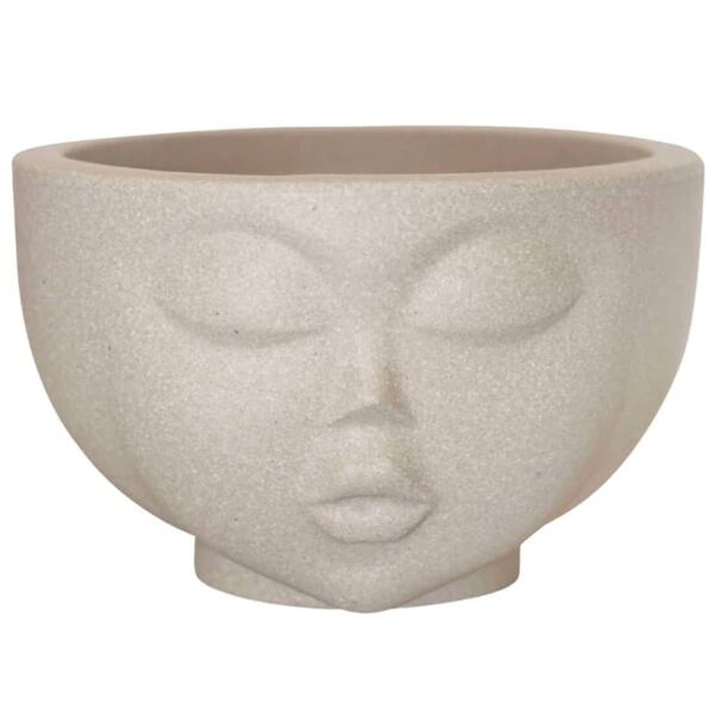 Vaso Cachepot Plastico Polietileno Face Menina 09