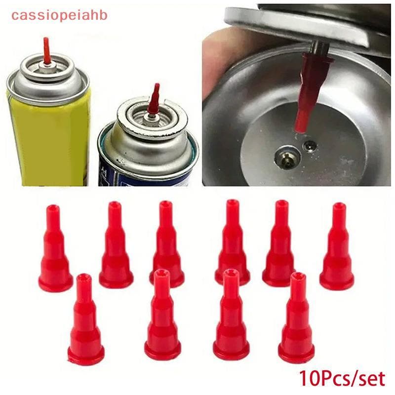 (cassiopeiahb) 10 Unidades Adaptador De Bico De Butano Converter Tanque De Cassete Em Conector Gás De Inflável Para Pree