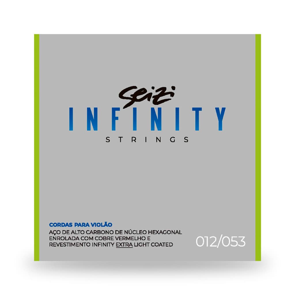 Encordoamento Seizi Para Violão Infinity Extra Light Coated 012 053