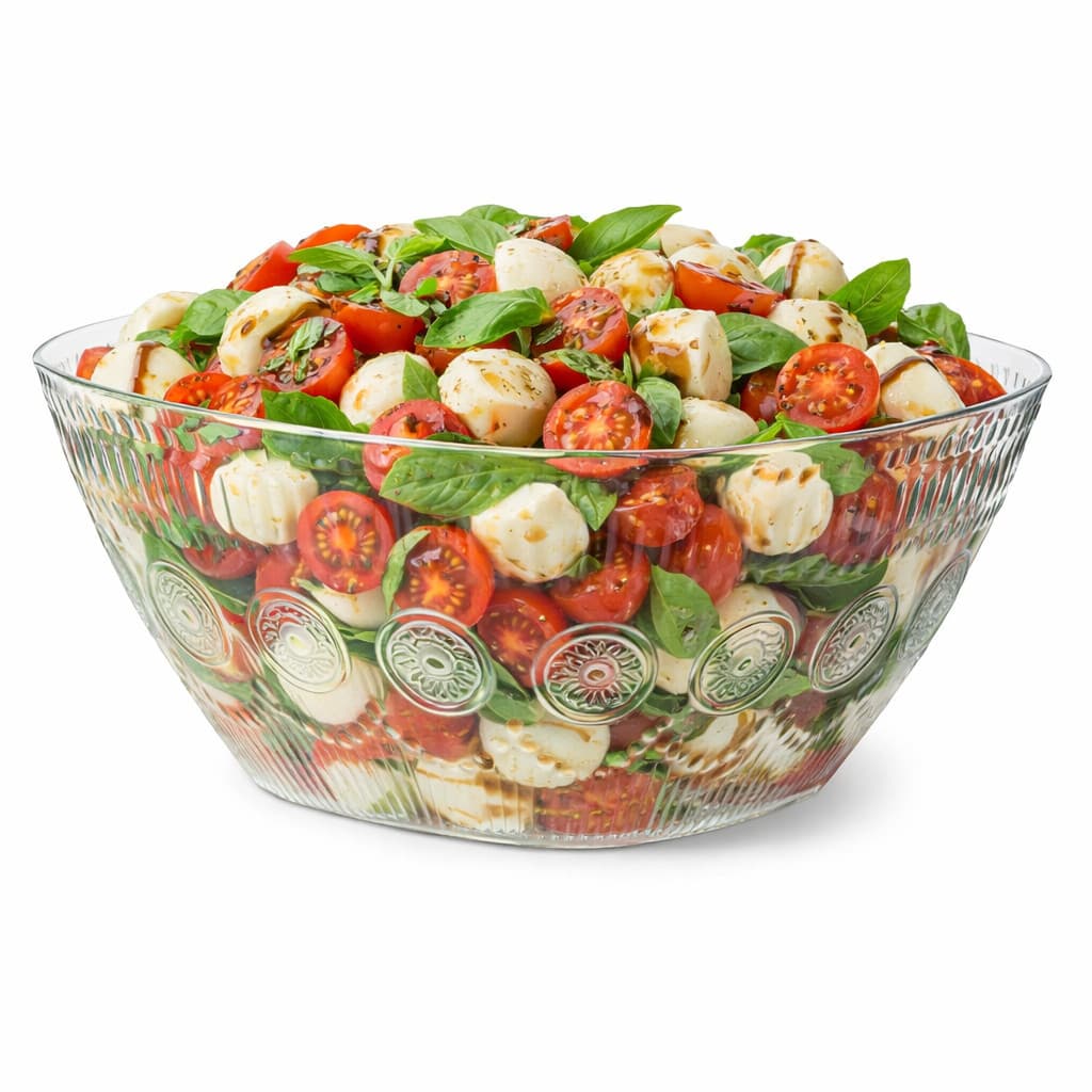 Tigela Bowl Saladeira Multiuso Flexível Detalhado 25x12cm