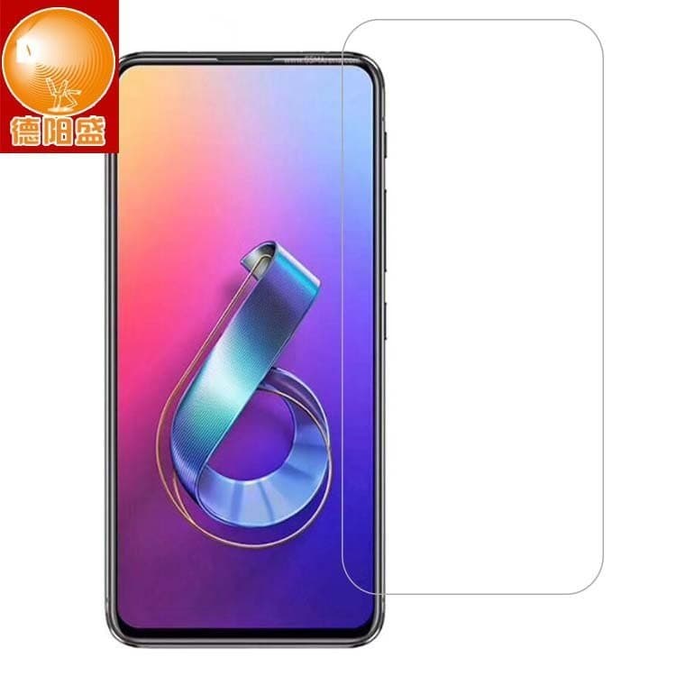 Adequado para o celular ASUS Zenfone 6 versão 2019, película de vidro temperado para proteção de tela ZS630KL.