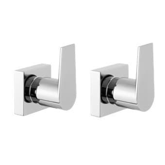 Acabamento Registro Gaveta Pressao Level base Deca Cromado 2 pcs
