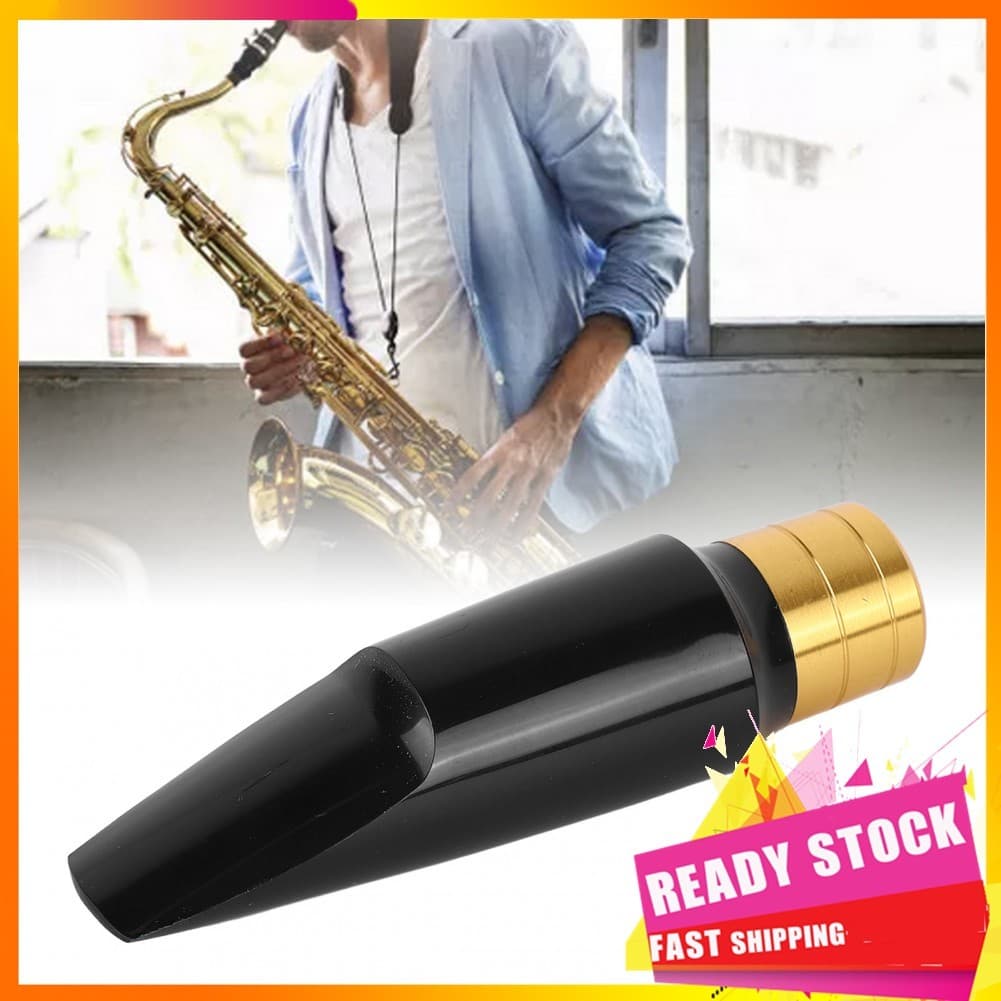 Gfgfgfgg Alomejor Bocal de saxofone tenor removível em ABS e metal Peças de saxofone Boquilhas de saxofone de reposição