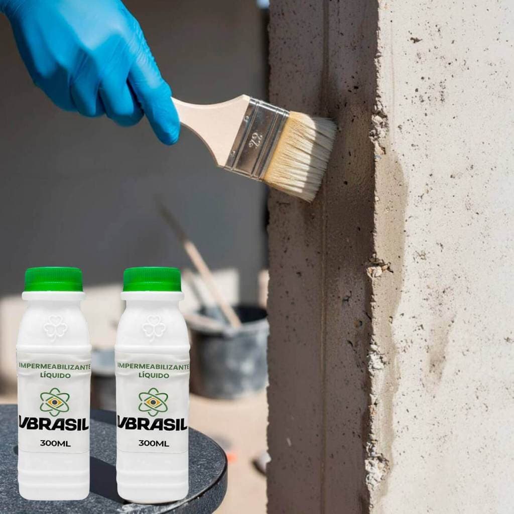 Impermeabilizante VBrasil Líquido 300ml Proteção Completa com 2