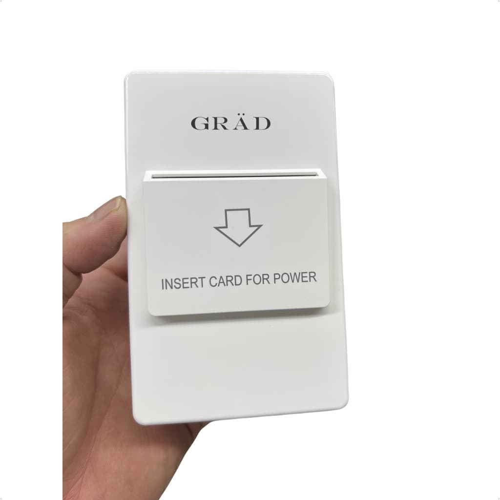 Economizador Energia GRÄD ECO-210 40A Bivolt Cartão Mifare Airbnb Hotel Pousada 4x2 Padrão