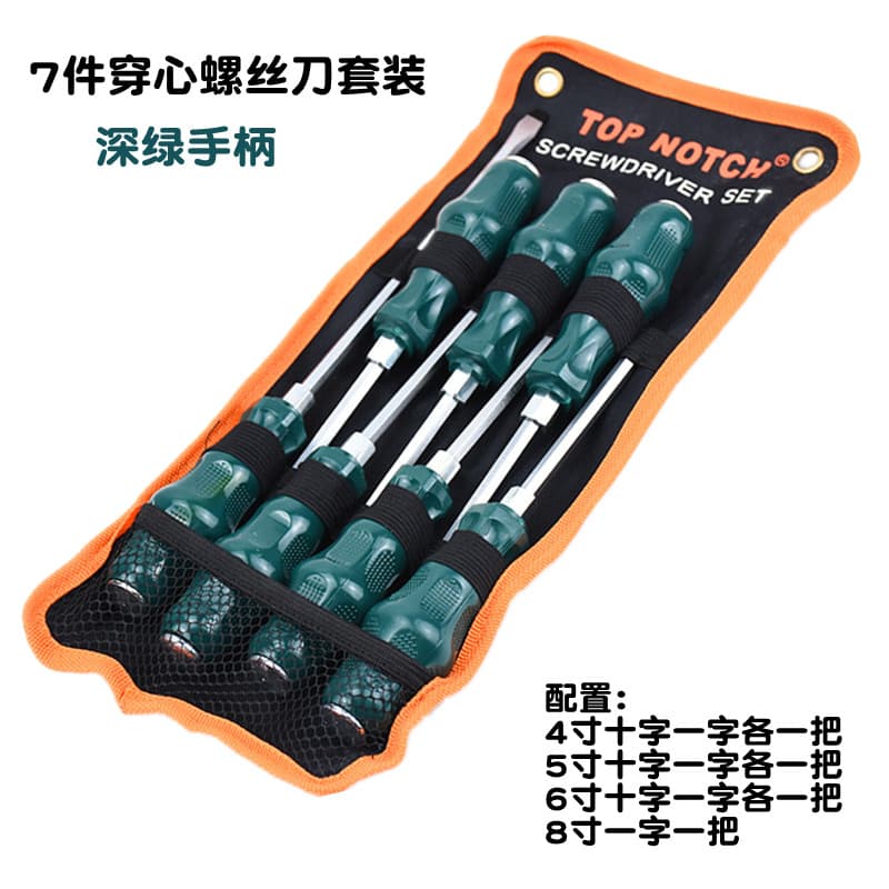 Conjunto de chave de fenda rosqueada percussão de grau Industrial através da chave de fenda central Super dura com Phill