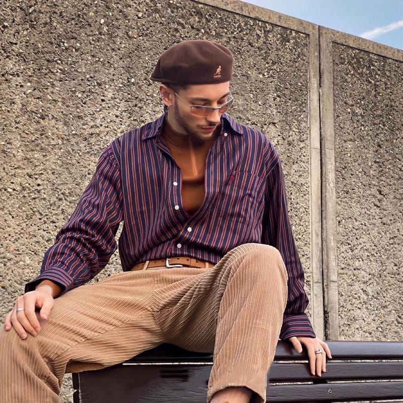 Novo KANGOL Boina De Lã 504 Boné Homem Mulher Chapéu Moda Cor Sólida Casual Boinas De Inverno Outono E