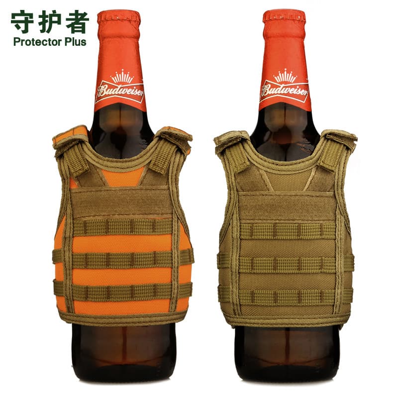 Guardian Mini Colete Mini Colete Presente KTV Bar Decorações Bebidas Enlatadas Capa para Garrafa de Cerveja