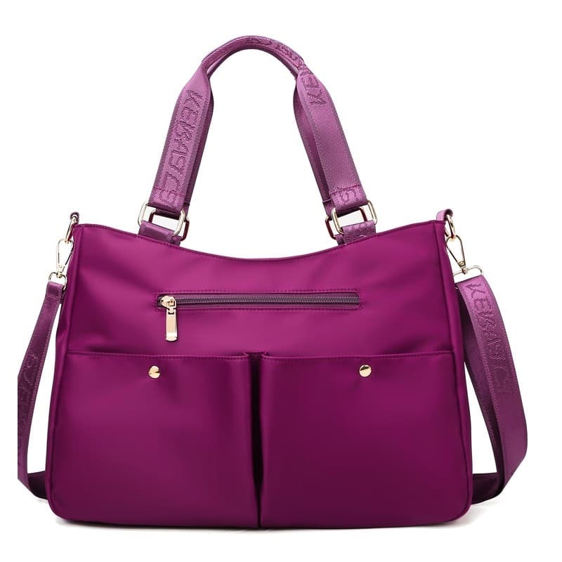 Bolsa feminina grande bolsa de ombro 2023 novo estilo náilon bolsa feminina grande capacidade bolsa de lona Oxford pano