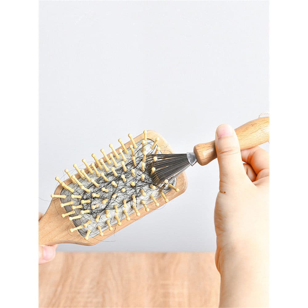 Pente japonês escova de limpeza almofada de ar pente limpador de cabelo garra Airbag massagem pente escova de limpeza ro