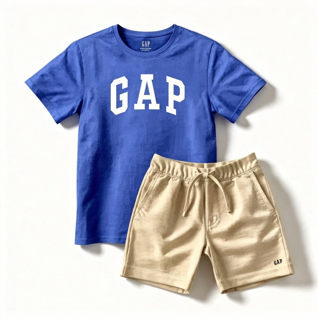 Conjunto Infantil Camiseta e Short Confortavel Casual Premium