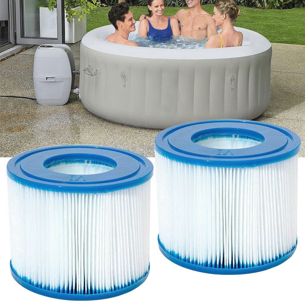 2Pcs Substituição Do Filtro De Piscina De Tubo Borracha Macia Extremidades SPA Reutilizável Para Intex