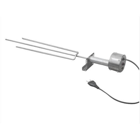 Espeto Elétrico Giratório Churrasco Perfeito Bivolt Em Inox