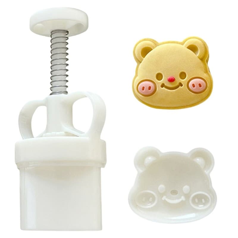 zzz Cookie Stamp Cartoon Moon Cake Moldes Ferramenta De Doces Para Festival Do Meio Outono